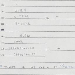 Eastern questionnaire, answ...