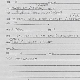 Eastern questionnaire, answ...