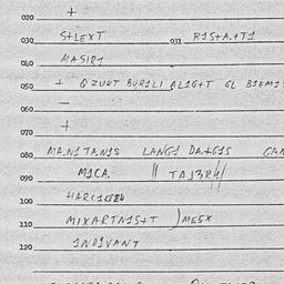 Eastern questionnaire, answ...