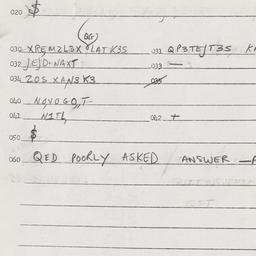 Eastern questionnaire, answ...