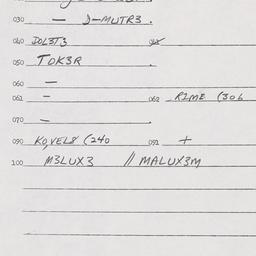 Eastern questionnaire, answ...