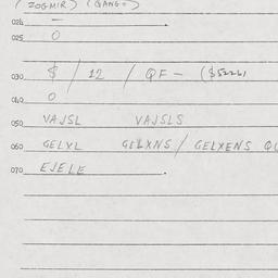 Eastern questionnaire, answ...