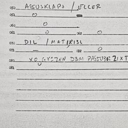 Eastern questionnaire, answ...