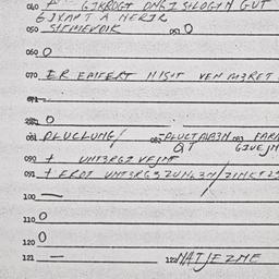 Eastern questionnaire, answ...