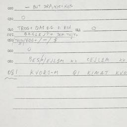 Eastern questionnaire, answ...