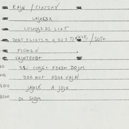 Western questionnaire, answ...
