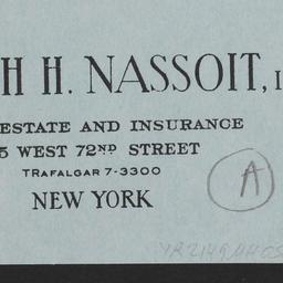 290 West End Avenue, Joseph...