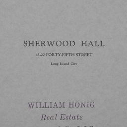 Sherwood Hall, 43-22 45 Street