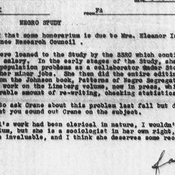 Memorandum from Florence An...