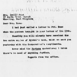 Letter from Eliza Gaylord t...