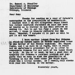Letter from Charles Dollard...