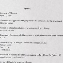 Meeting of the Finance and ...