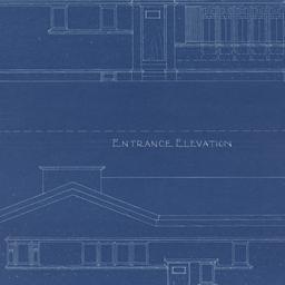 Entrance, side elevations