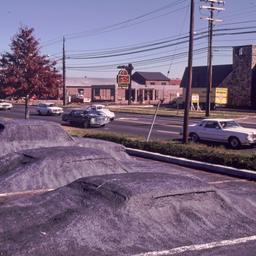 Submerged cars.