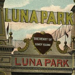 Entrance to Luna Park. Cone...