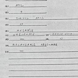 Eastern questionnaire, answ...