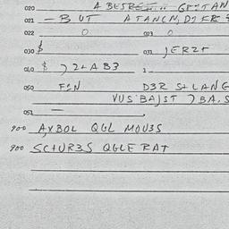Eastern questionnaire, answ...
