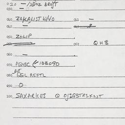 Eastern questionnaire, answ...