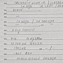 Eastern questionnaire, answ...