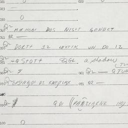 Eastern questionnaire, answ...