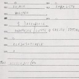 Eastern questionnaire, answ...