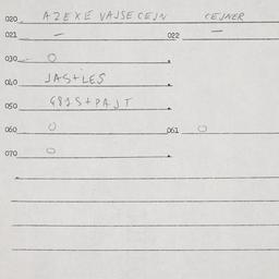 Eastern questionnaire, answ...
