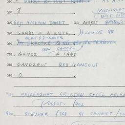 Eastern questionnaire, answ...