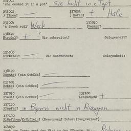 Western questionnaire, answ...