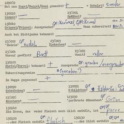 Western questionnaire, answ...