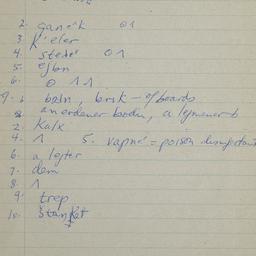 Eastern questionnaire, blue...