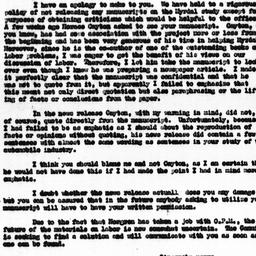 Letter from Samuel A. Stouf...
