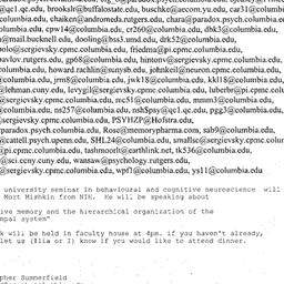 Announcements, 2004-01-29. ...