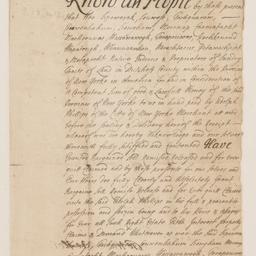 Facsimile of Wappinger Indi...
