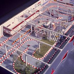 Model, aerial view.