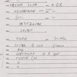 Eastern questionnaire, answ...