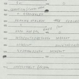 Eastern questionnaire, answ...