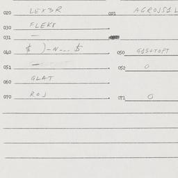 Eastern questionnaire, answ...