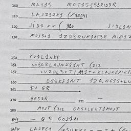 Eastern questionnaire, answ...