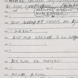 Eastern questionnaire, answ...