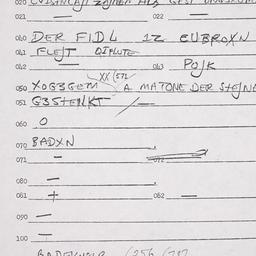 Eastern questionnaire, answ...