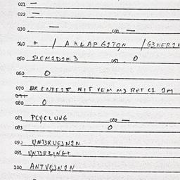 Eastern questionnaire, answ...
