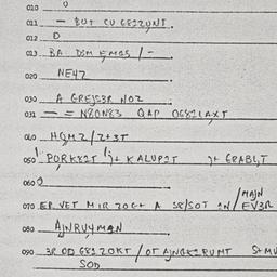 Eastern questionnaire, answ...