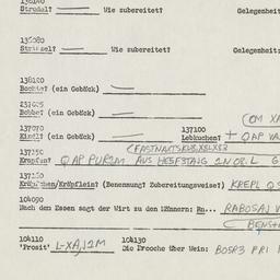 Western questionnaire, answ...