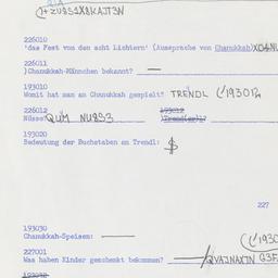 Western questionnaire, answ...