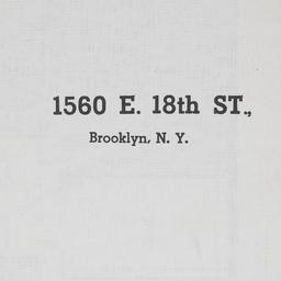 1560 E. 18th Street