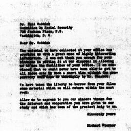 Letter from Richard Sterner...