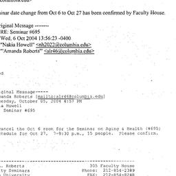 Correspondence, 2004-10-27....
