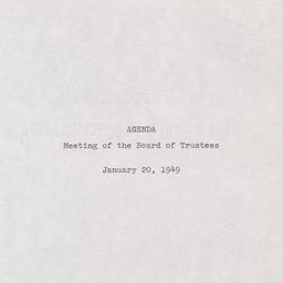 Meeting of the Board of Tru...