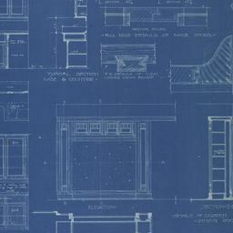 Working drawing #4: Cabinet...