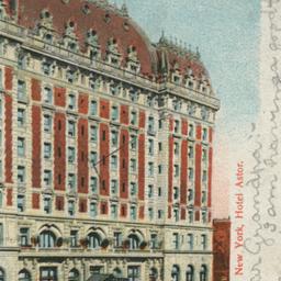 New York, Hotel Astor